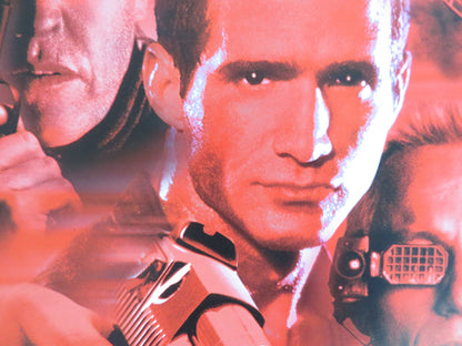 UNIVERSAL SOLDIER II: BROTHERS IN ARMS VHS VIDEO POSTER MATT BATTAGLIA 1998 Rendezvous Cinema Movie posters