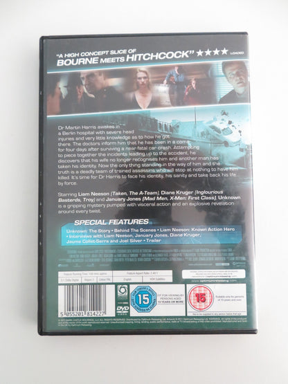 Unknown (DVD) Liam Neeson Diane Kruger 2011 Region 2 Movie posters