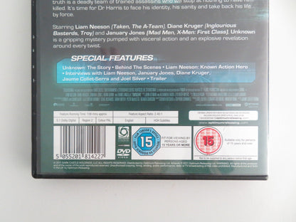 Unknown (DVD) Liam Neeson Diane Kruger 2011 Region 2 Movie posters