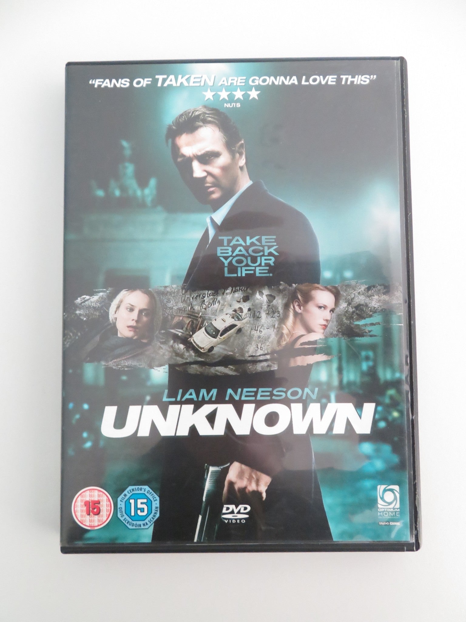 Unknown (DVD) Liam Neeson Diane Kruger 2011 Region 2 Movie posters
