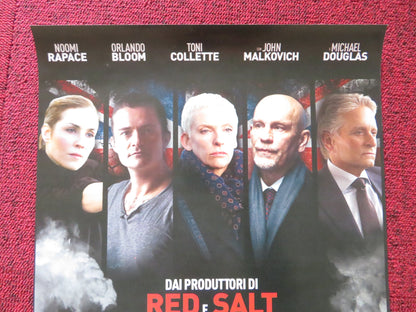 UNLOCKED ITALIAN LOCANDINA POSTER ORLANDO BLOOOM JOHN MALKOVICH 2017 Rendezvous Cinema Movie posters