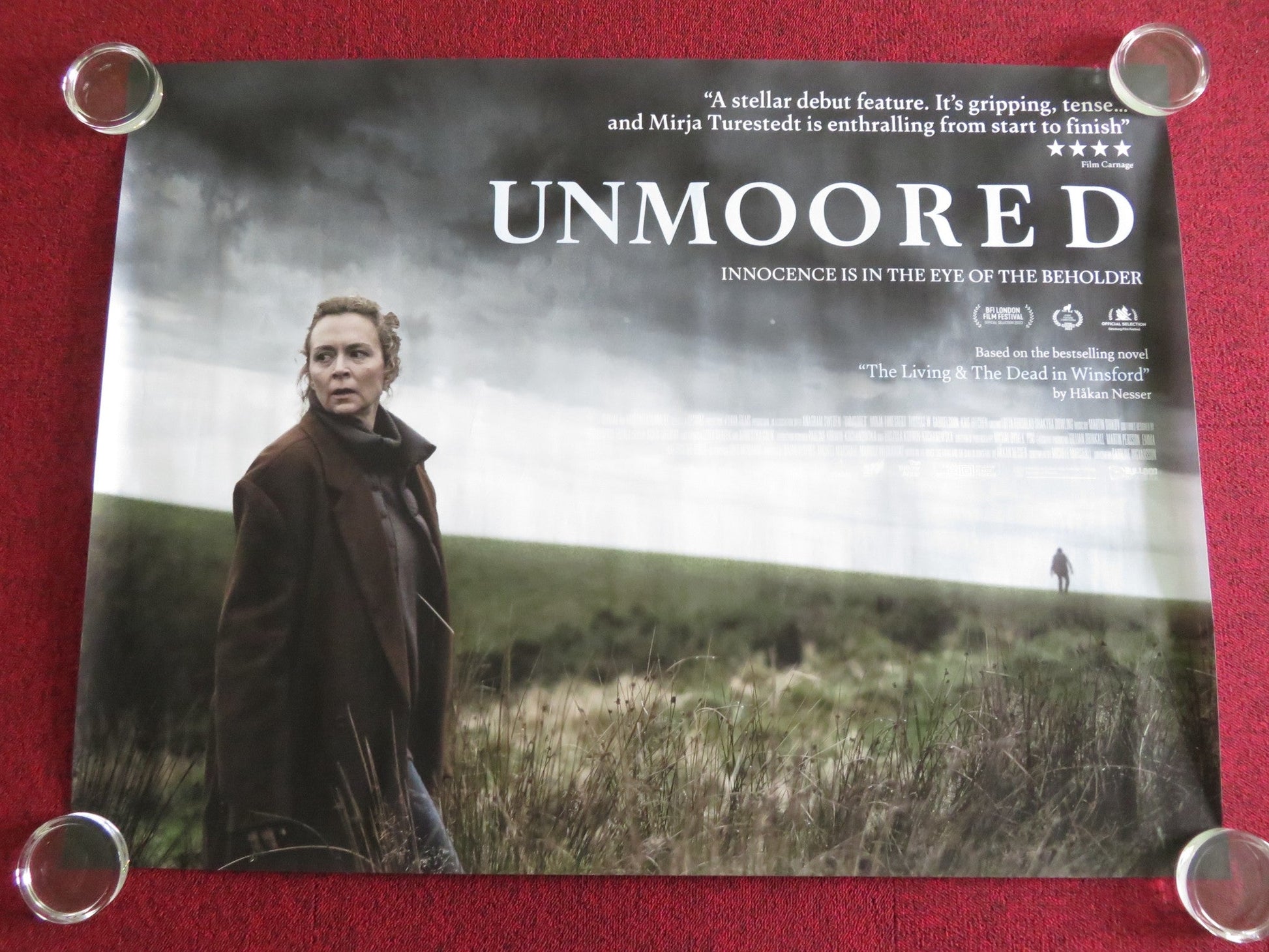 UNMOORED UK QUAD ROLLED POSTER ANNA PROCHNIAK KRIS HITCHEN 2023 Movie posters