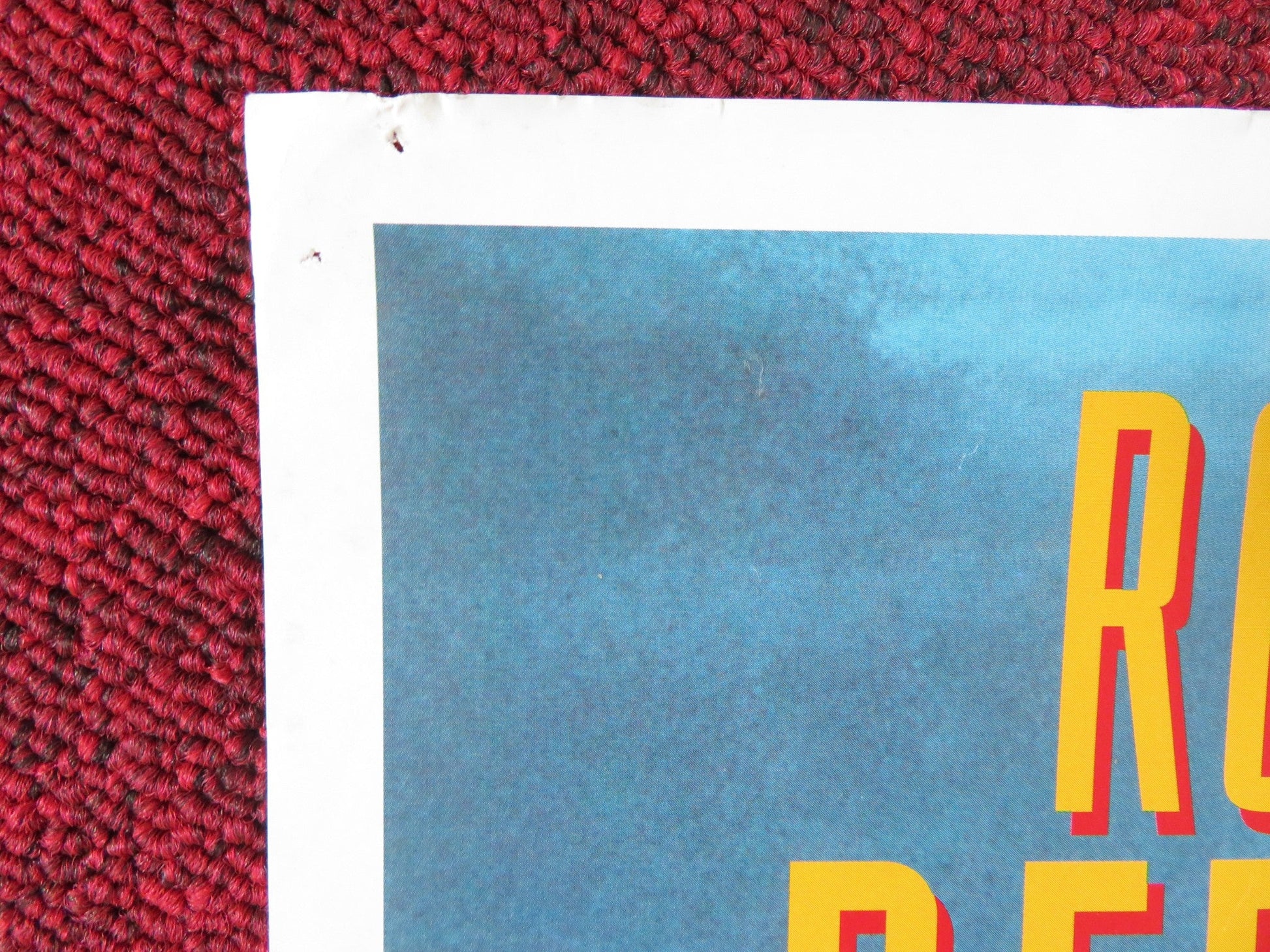 UP CLOSE AND PERSONAL VHS POSTER ROLLED ROBERT REDFORD MICHELLE PFEIFFER 1996 Rendezvous Cinema Movie posters