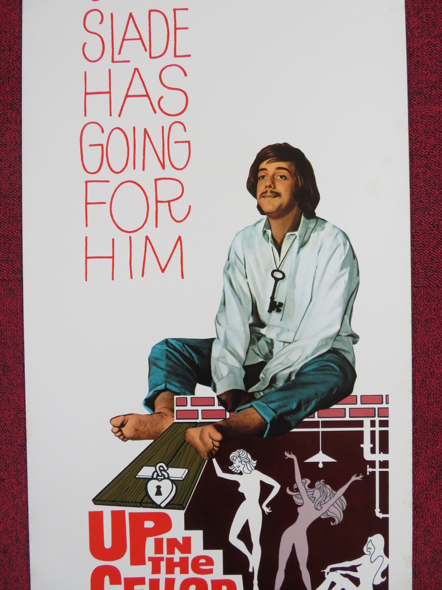 UP IN THE CELLAR US INSERT POSTER WAS STERN JOAN COLLINS 1970 Rendezvous Cinema Movie posters