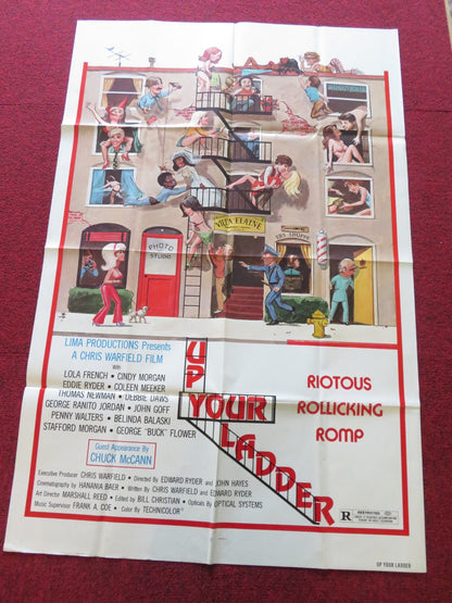 UP YOURS FOLDED US ONE SHEET POSTER EDDIE RYDER CINDY MORGAN 1979 Rendezvous Cinema Movie posters