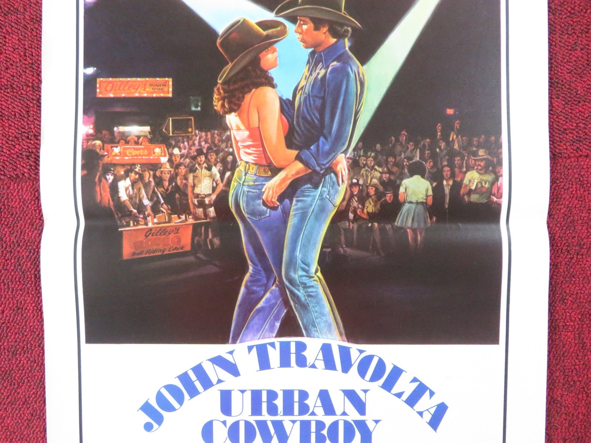 URBAN COWBOY ITALIAN LOCANDINA POSTER JOHN TRAVOLTA DEBRA WINGER 1980 Rendezvous Cinema Movie posters