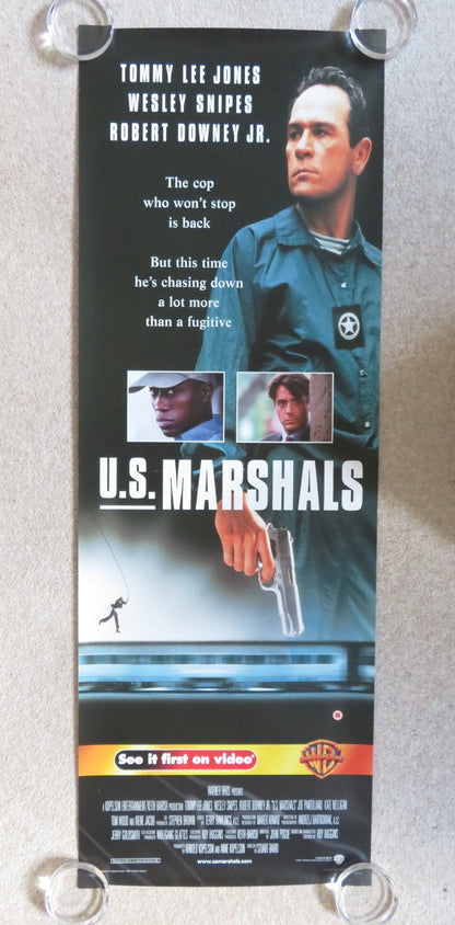 U.S. MARSHALS VHS VIDEO POSTER TOMMY LEE JONES WESLEY SNIPES 1998 Rendezvous Cinema Movie posters