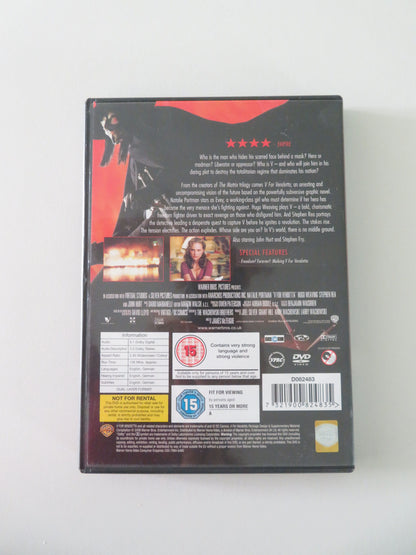 V for Vendetta (DVD) Hugo Weaving Natalie Portman 2006 Region 2 Movie posters