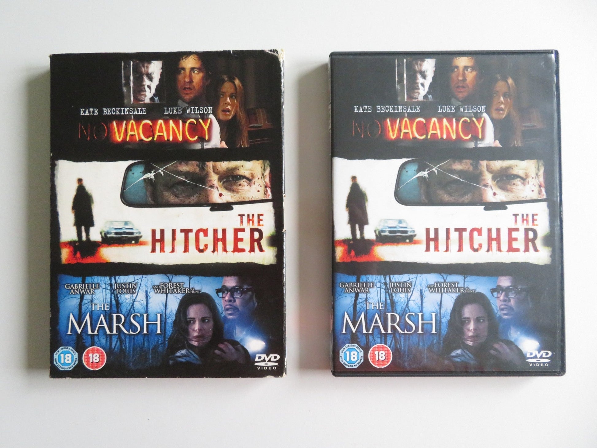 VACANCY / THE HITCHER / THE MARSH - 3 DISC (DVD) BECKINSALE BUSH 2006 REGION 2 Movie posters