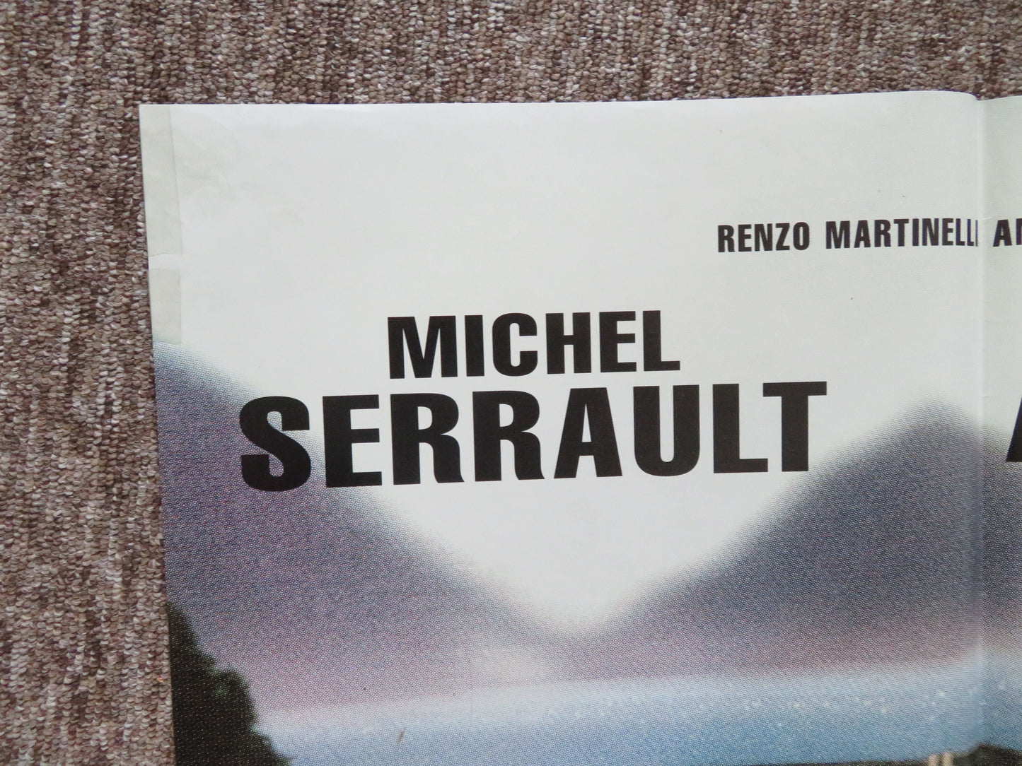 Vajont French Grande Poster Michel Serrault Daniel Auteuil Laura Morante 2001 Movie posters