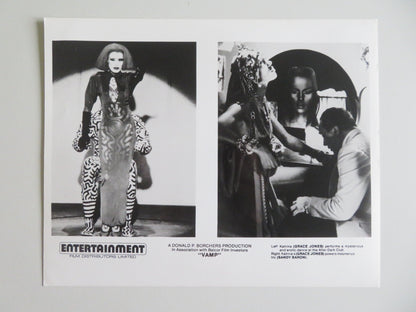 VAMP MOVIE STILL PHOTO LOT OF 3 GRACE JONES CHRIS MAKEPEACE DEDEE PFEIFFER 1986 - Rendezvous Cinema