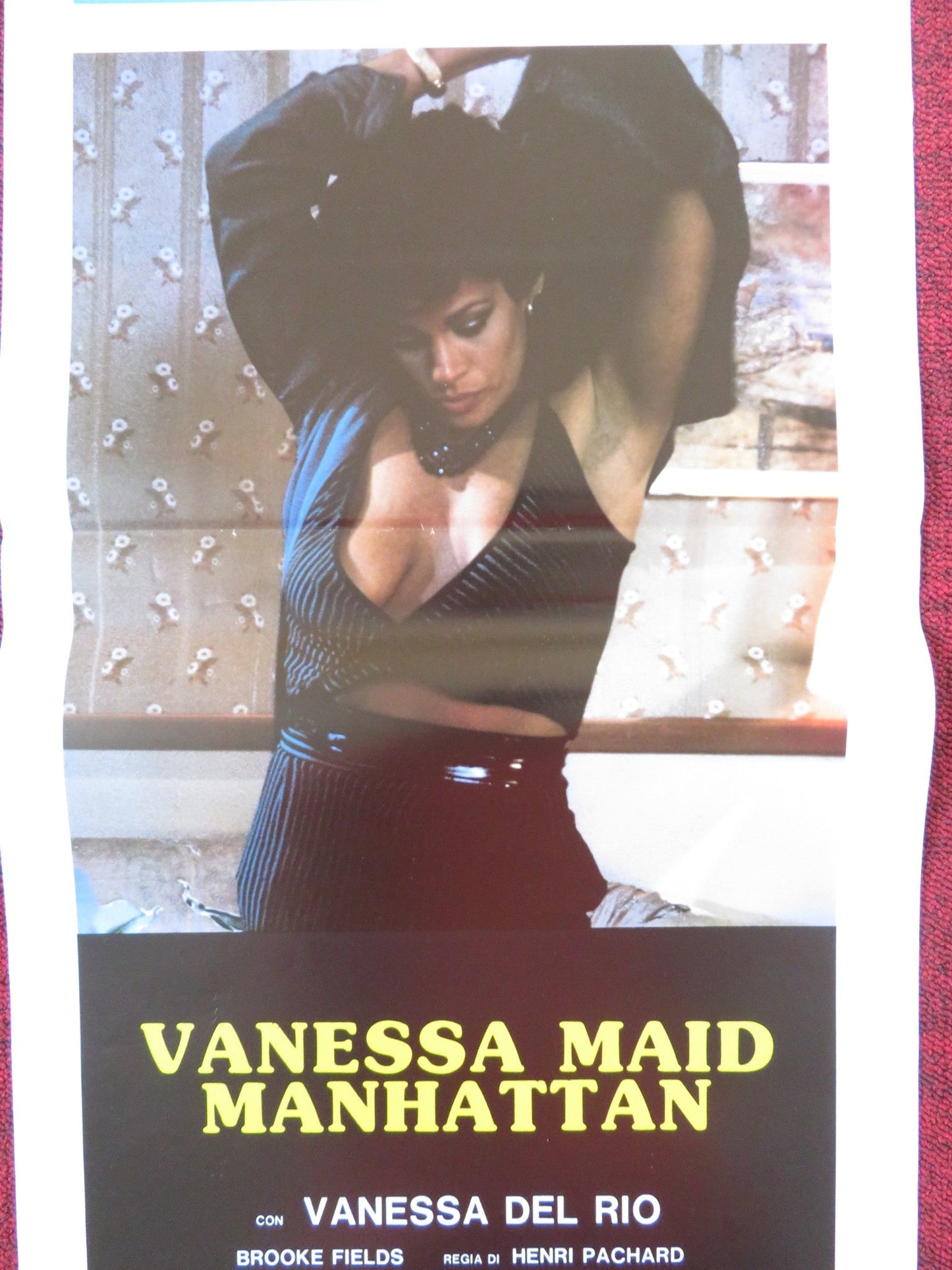 VANESSA MAID IN MANHATTAN ITALIAN LOCANDINA POSTER BROOKE FIELDS J. BUTLER 1986 Rendezvous Cinema Movie posters
