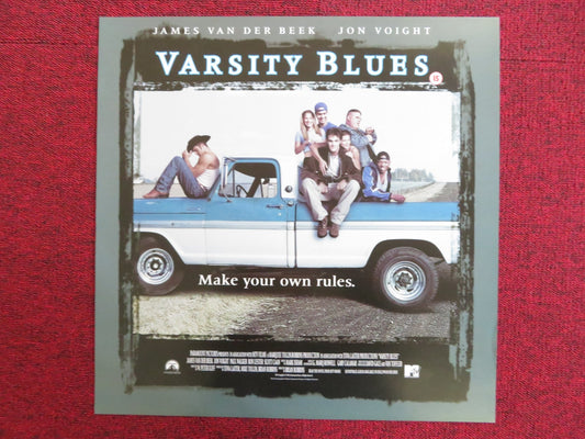 VARSITY BLUES VHS VIDEO POSTER JON VOIGHT JAMES VAN DER BEEK PAUL WALKER 1999 Rendezvous Cinema Movie posters
