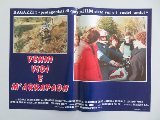 Venni vidi e m'arrapaoh Italian Fotobusta Poster Giziana Spatrisano 1984 Movie posters
