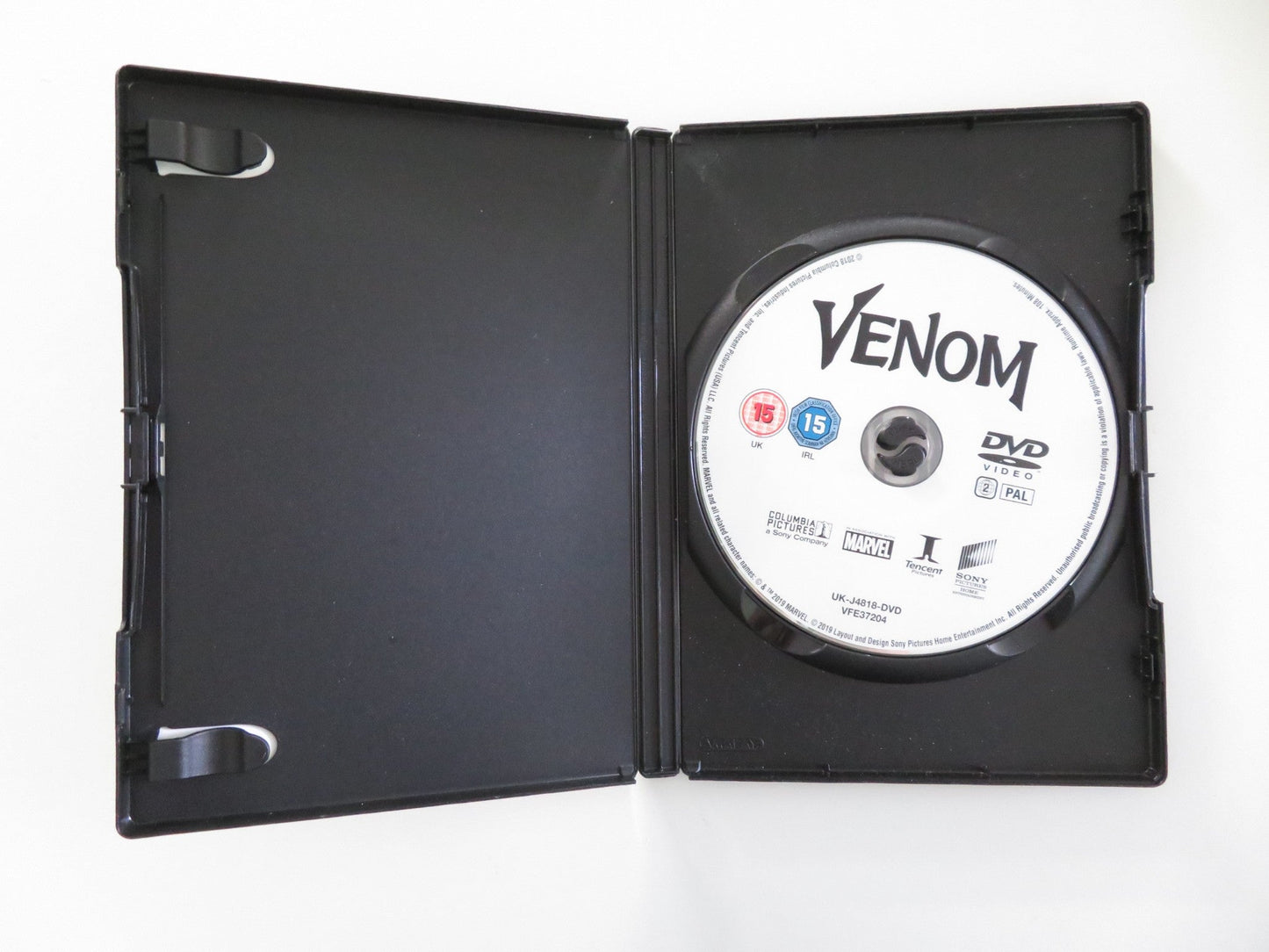 VENOM (DVD) TOM HARDY MICHELLE WILLIAMS 2018 REGION 2 Movie posters