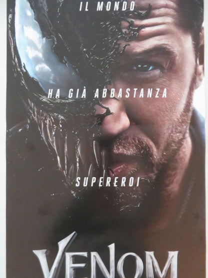 VENOM ITALIAN LOCANDINA POSTER TOM HARDY MICHELLE WILLIAMS 2018 Movie posters