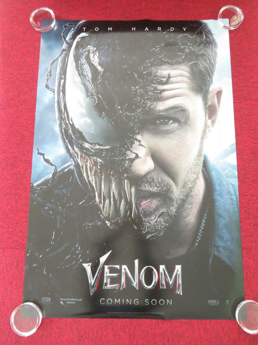 VENOM ONE SHEET ROLLED POSTER TOM HARDY MICHELLE WILLIAMS 2018 Movie posters