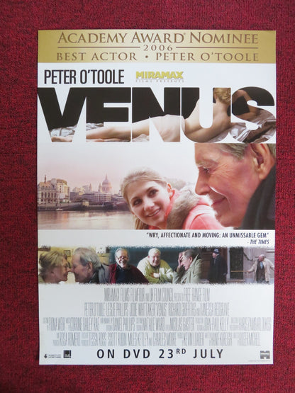 VENUS DVD POSTER PETER O'TOOLE LESLIE PHILLIPS 2006 Rendezvous Cinema Movie posters