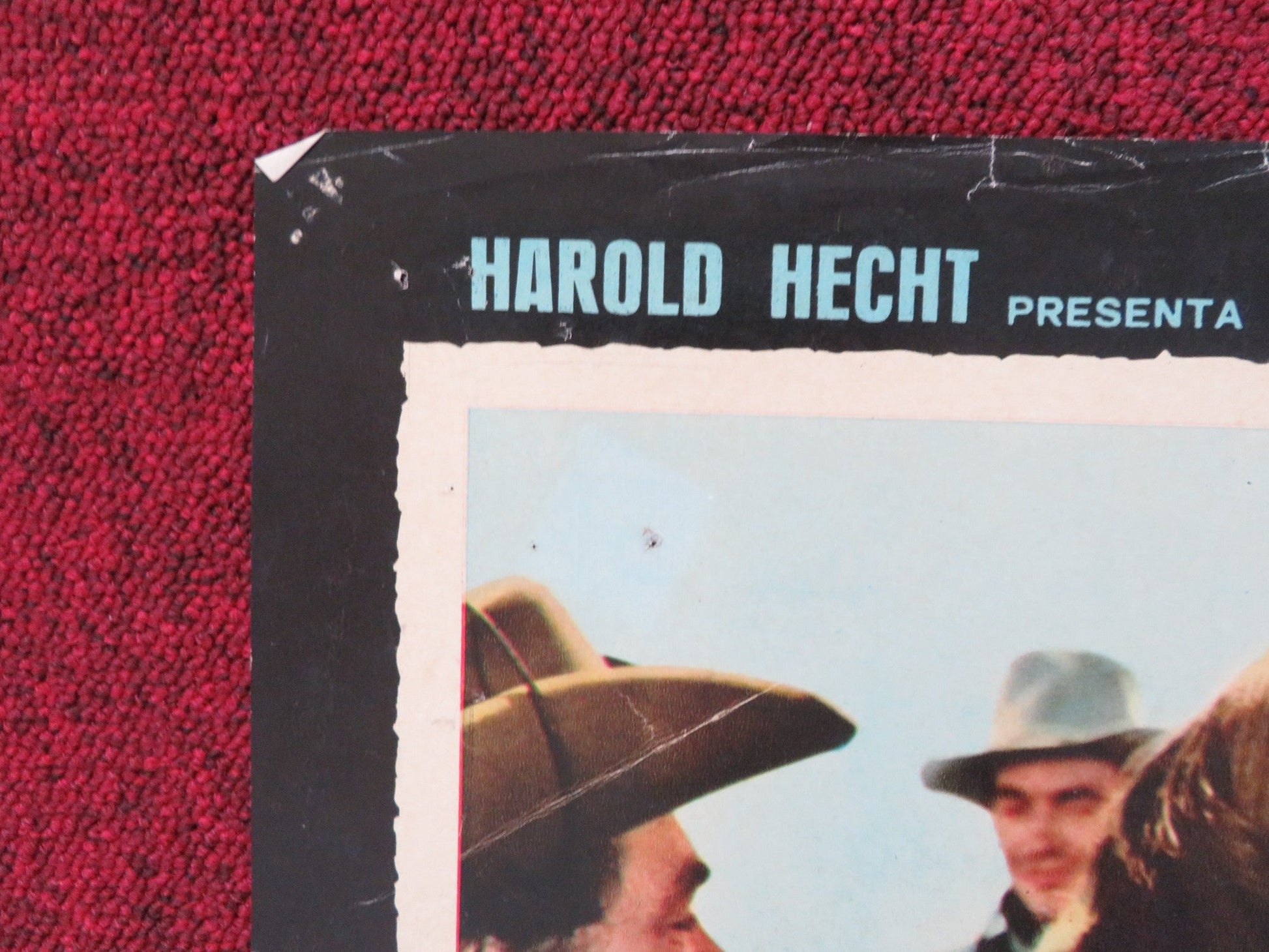 VERA CRUZ - B ITALIAN FOTOBUSTA POSTER GARY COOPER BURT LANCASTER R1970s Rendezvous Cinema Movie posters