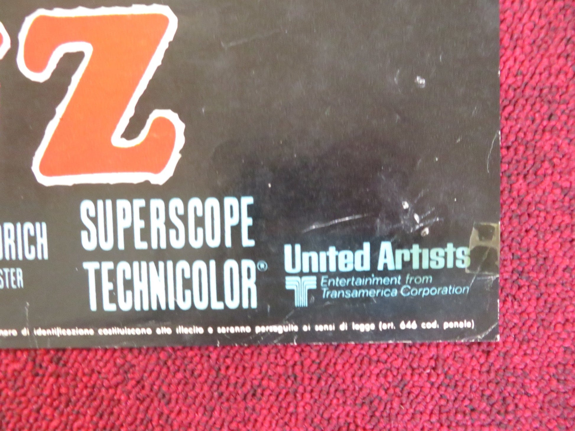 VERA CRUZ - D ITALIAN FOTOBUSTA POSTER GARY COOPER BURT LANCASTER R1970s Rendezvous Cinema Movie posters