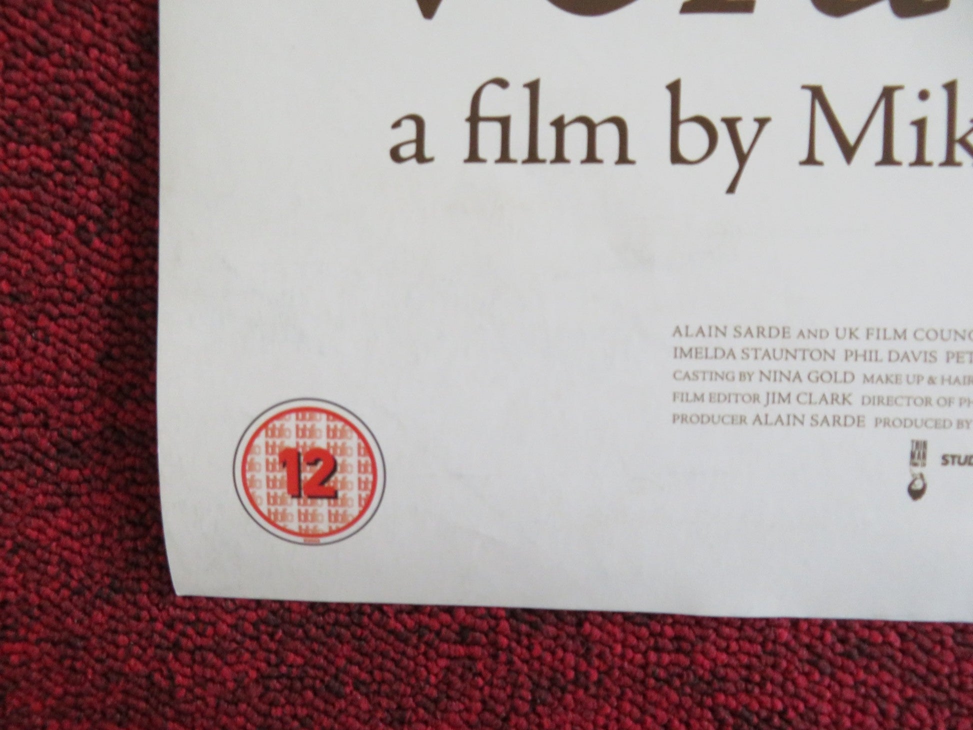 VERA DRAKE VHS VIDEO POSTER MIKE LEIGH IMELDA STAUNTON 2004 Rendezvous Cinema Movie posters