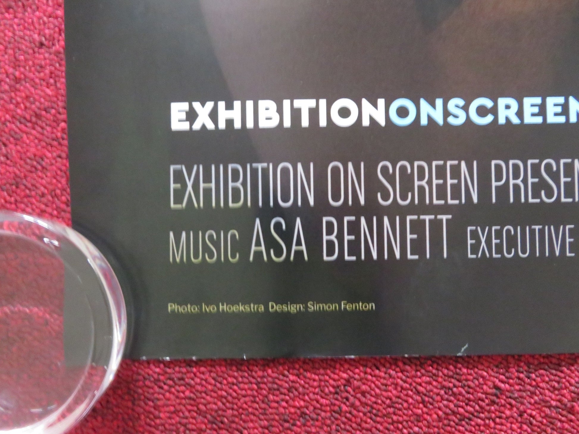 VERMEER: THE GREATS EXHIBITION UK QUAD ROLLED POSTER ROBERT LINDSAY 2023 Rendezvous Cinema Movie posters