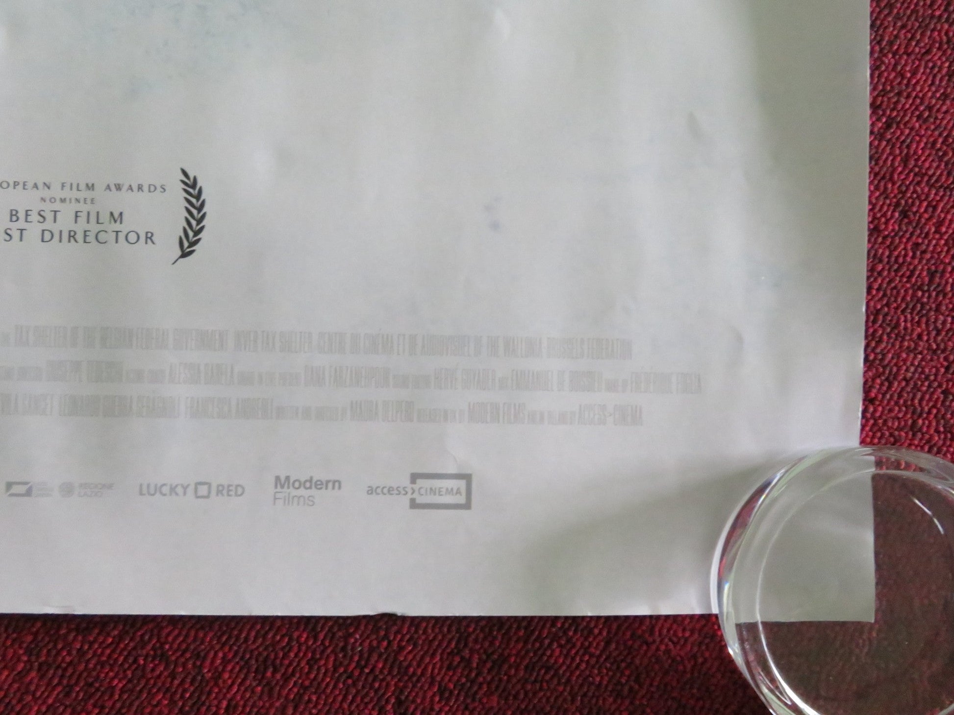 VERMIGLIO UK QUAD ROLLED POSTER TOMMASO RAGNO ROBERTA ROVELLI 2024 - Rendezvous Cinema