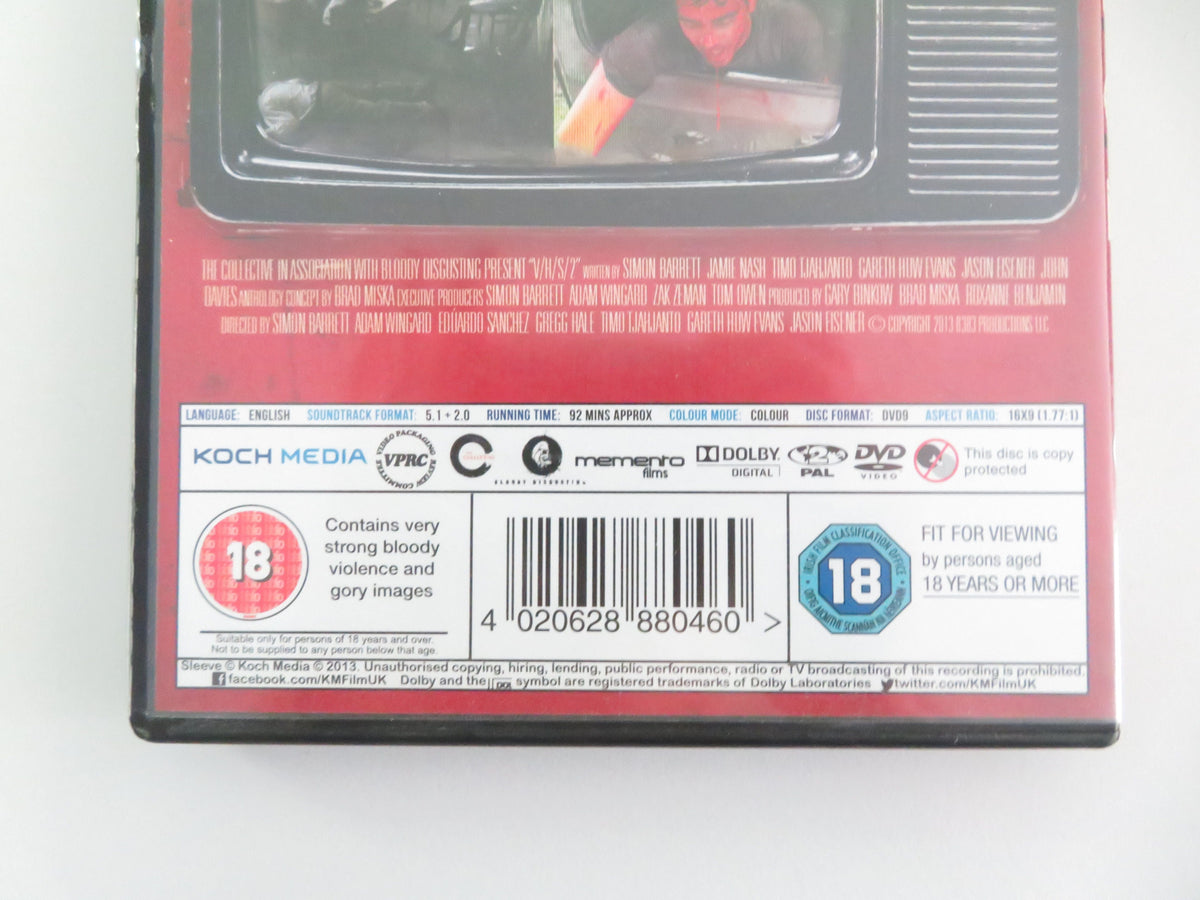 V/H/S/2 (DVD) Lawrence Michael Levine Kelsy Abbott 2013 Region 2 Movie posters