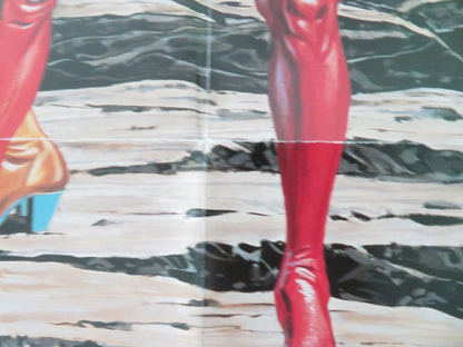 VICIOUS LIPS FOLDED US ONE SHEET POSTER DRU - ANNE PERRY GINA CALABRESE 1986 Movie posters