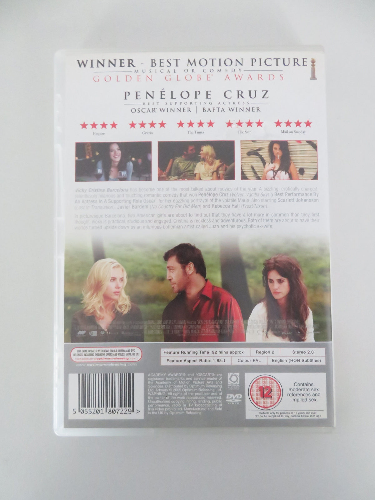 Vicky Cristina Barcelona (DVD) Scarlett Johansson 2008 Region 2 Movie posters