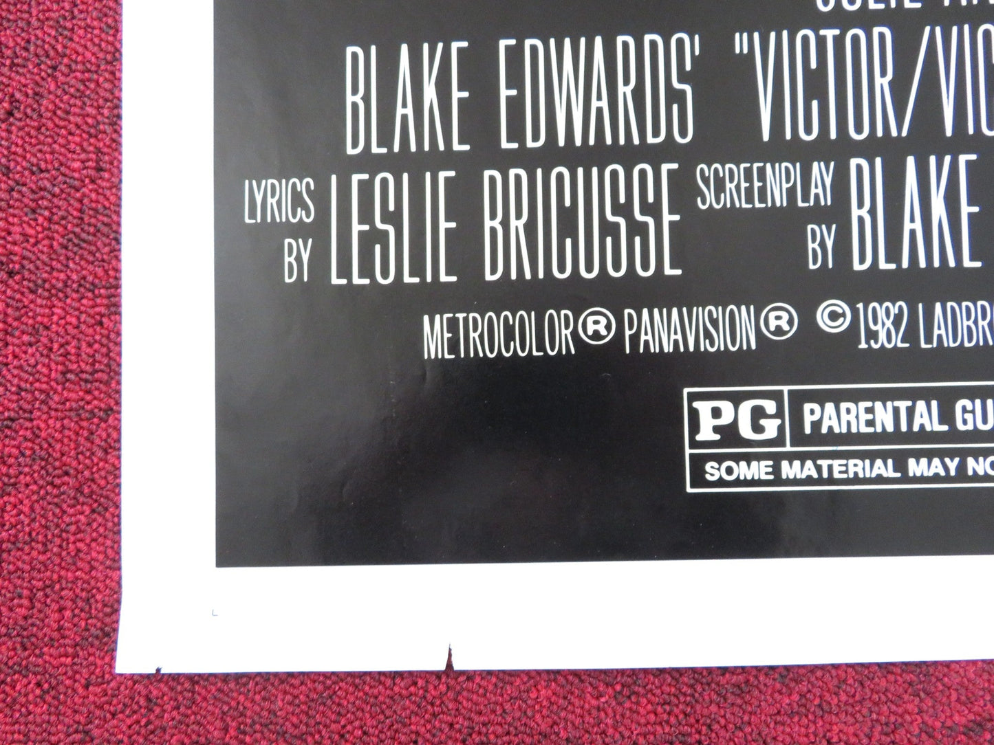 VICTOR / VICTORIA FOLDED US ONE SHEET POSTER JULIE ANDREWS JAMES GARNER 1982 Rendezvous Cinema Movie posters