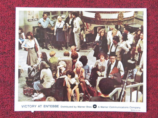 VICTORY AT ENTEBBE - B LOBBY CARD HELMUT BERGER LINDA BLAIR 1976 Rendezvous Cinema Movie posters
