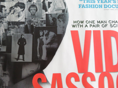 VIDAL SASSOON: THE MOVIE UK QUAD ROLLED POSTER VIDAL SASSOON 2010 Rendezvous Cinema Movie posters