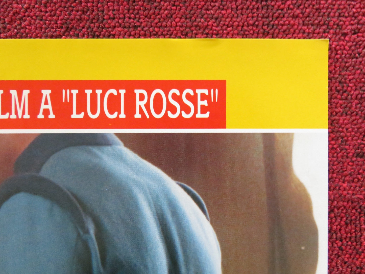 VIETATO AI MINORI - A ITALIAN FOTOBUSTA POSTER ALESSANDRO HABER VALENTINI 1992 Rendezvous Cinema Movie posters