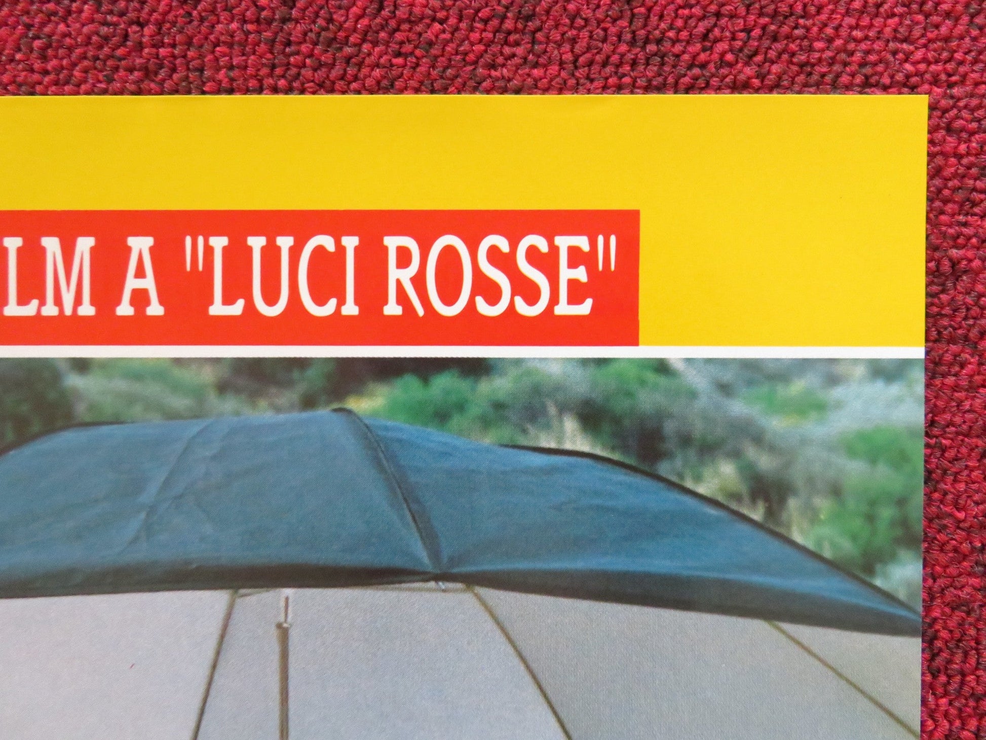 VIETATO AI MINORI - C ITALIAN FOTOBUSTA POSTER ALESSANDRO HABER VALENTINI 1992 Rendezvous Cinema Movie posters