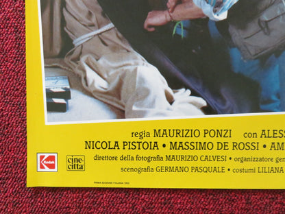 VIETATO AI MINORI - C ITALIAN FOTOBUSTA POSTER ALESSANDRO HABER VALENTINI 1992 Rendezvous Cinema Movie posters