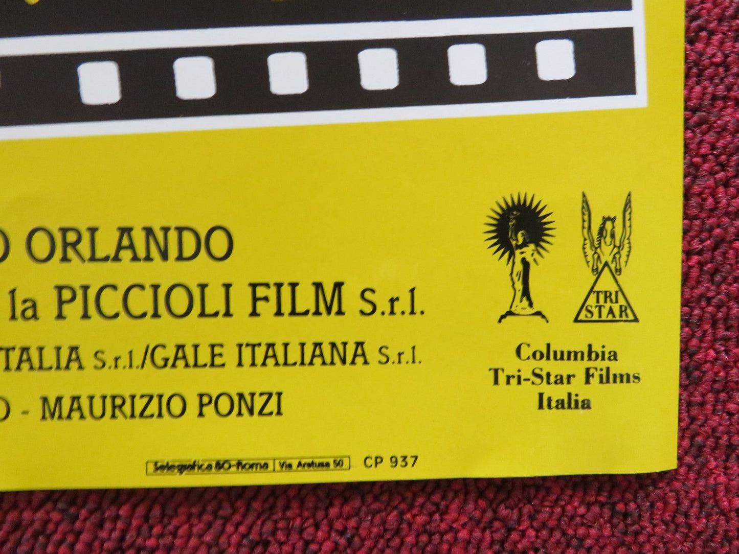 VIETATO AI MINORI - D ITALIAN FOTOBUSTA POSTER ALESSANDRO HABER VALENTINI 1992 Rendezvous Cinema Movie posters