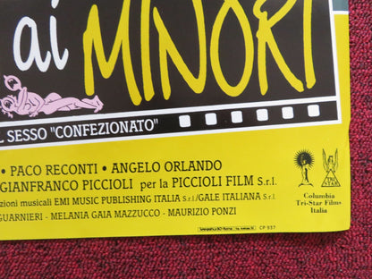VIETATO AI MINORI - F ITALIAN FOTOBUSTA POSTER ALESSANDRO HABER VALENTINI 1992 Rendezvous Cinema Movie posters
