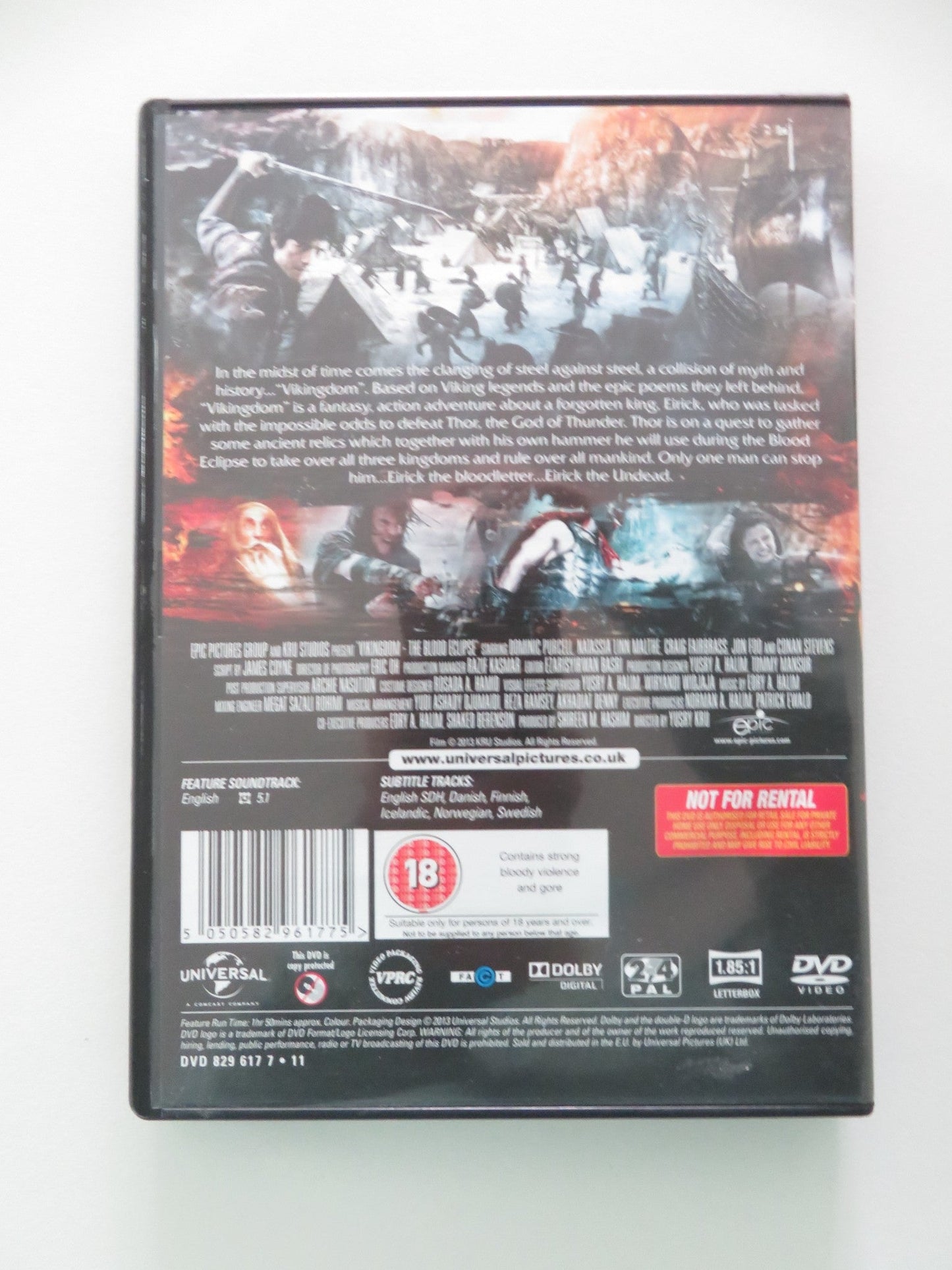 Vikingdom (DVD) Dominic Purcell Craig Fairbrass 2013 Region 2, 4 Movie posters