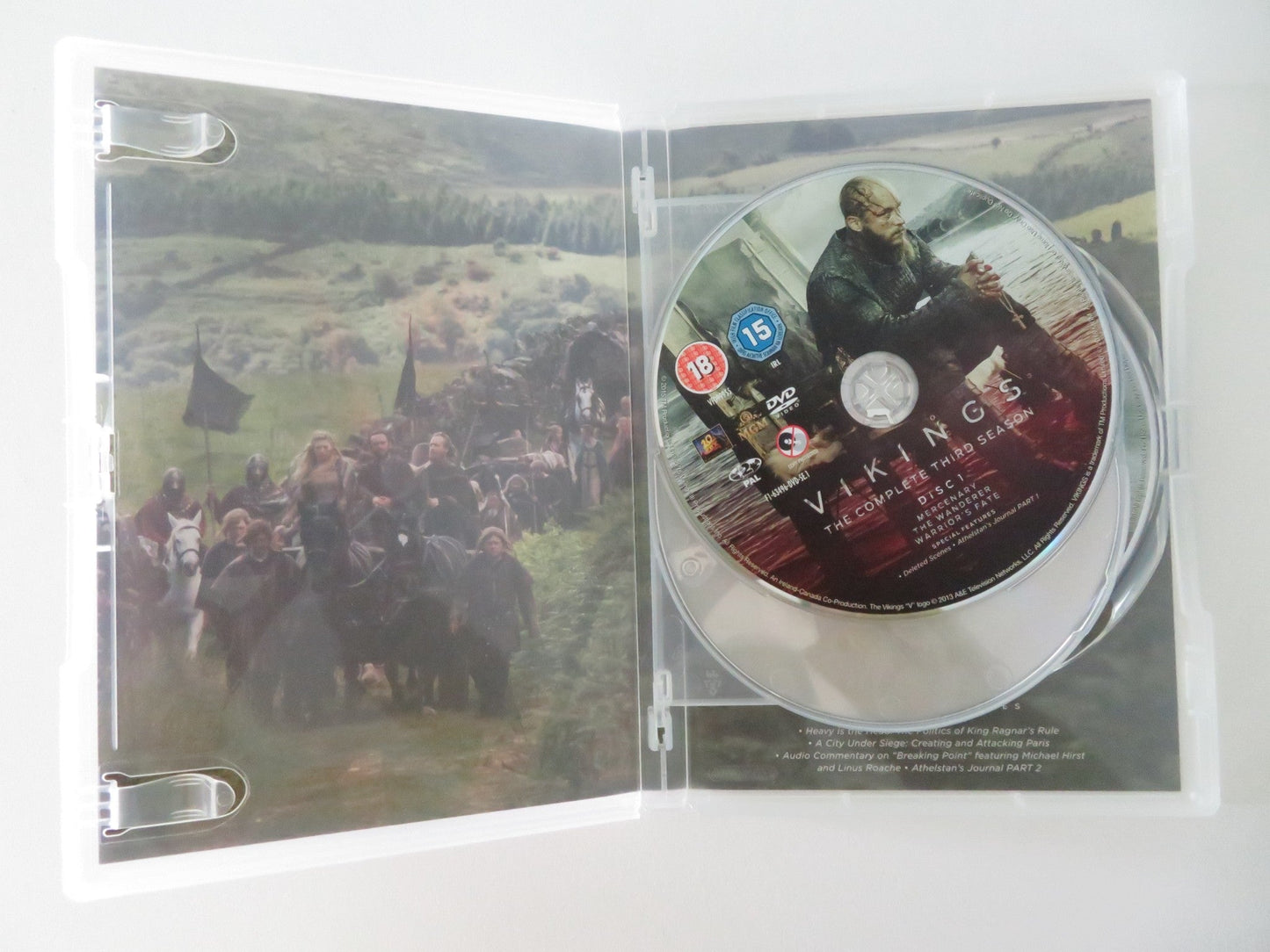 VIKINGS - THE COMPLETE THIRD SEASON (DVD) KATHERYN WINNICK 2015 REGION 2 Movie posters