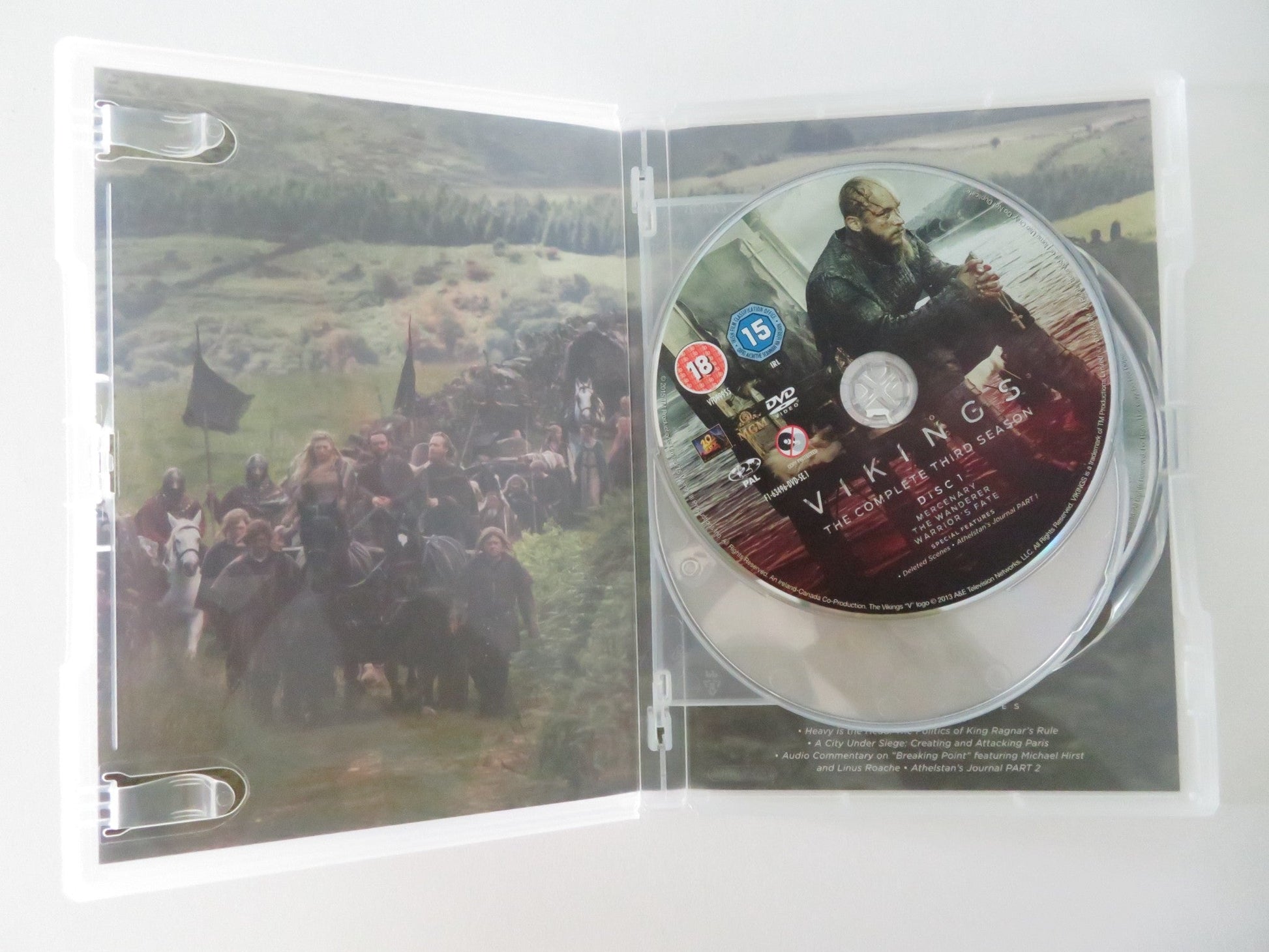 VIKINGS - THE COMPLETE THIRD SEASON (DVD) KATHERYN WINNICK 2015 REGION 2 Movie posters