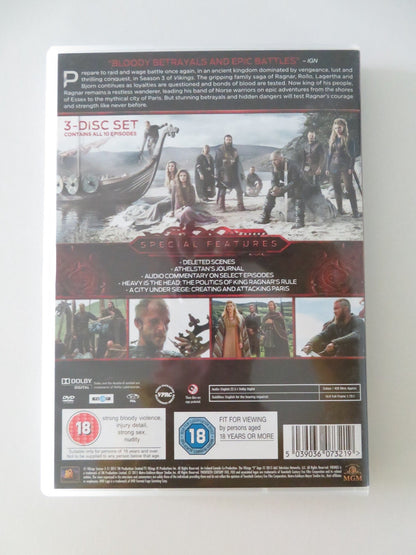 VIKINGS - THE COMPLETE THIRD SEASON (DVD) KATHERYN WINNICK 2015 REGION 2 Movie posters