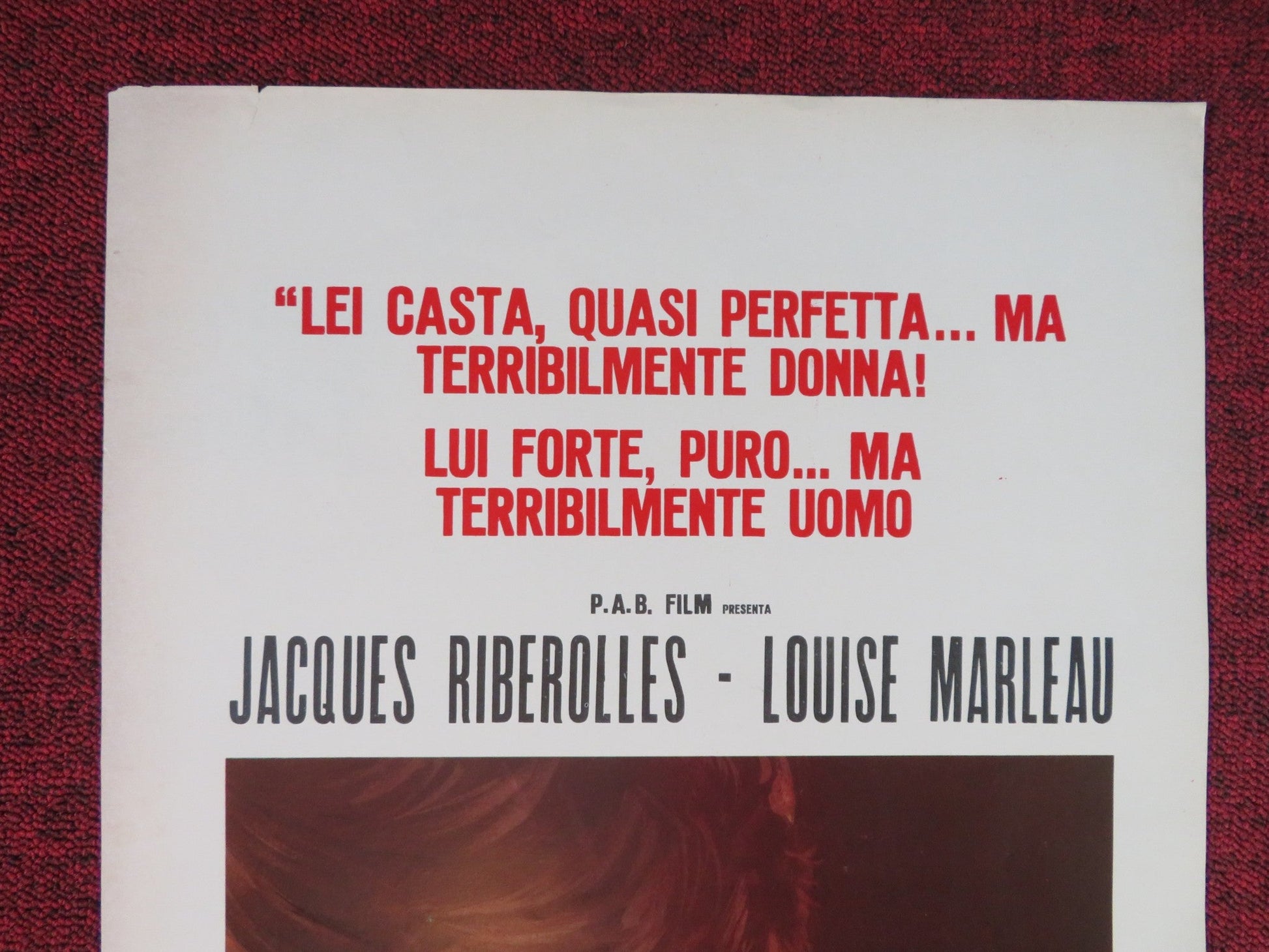 VIRGIN LOVERS ITALIAN LOCANDINA POSTER JACQUES RIBEROLLES LOUISE MARLEAU 1971 Rendezvous Cinema Movie posters