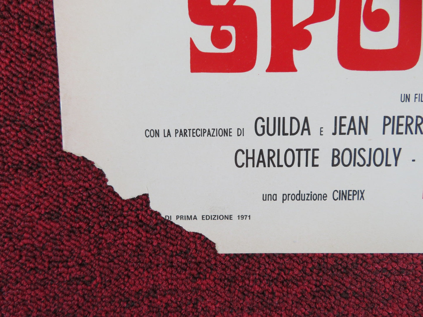 VIRGIN LOVERS ITALIAN LOCANDINA POSTER JACQUES RIBEROLLES LOUISE MARLEAU 1971 Rendezvous Cinema Movie posters