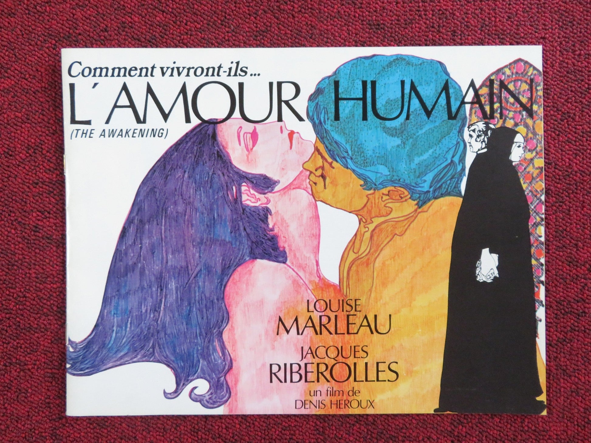 VIRGIN LOVERS UNCUT PRESS BOOK MOUISE MARLEAU JACQUES RIBEROLLES 1970 Rendezvous Cinema Movie posters