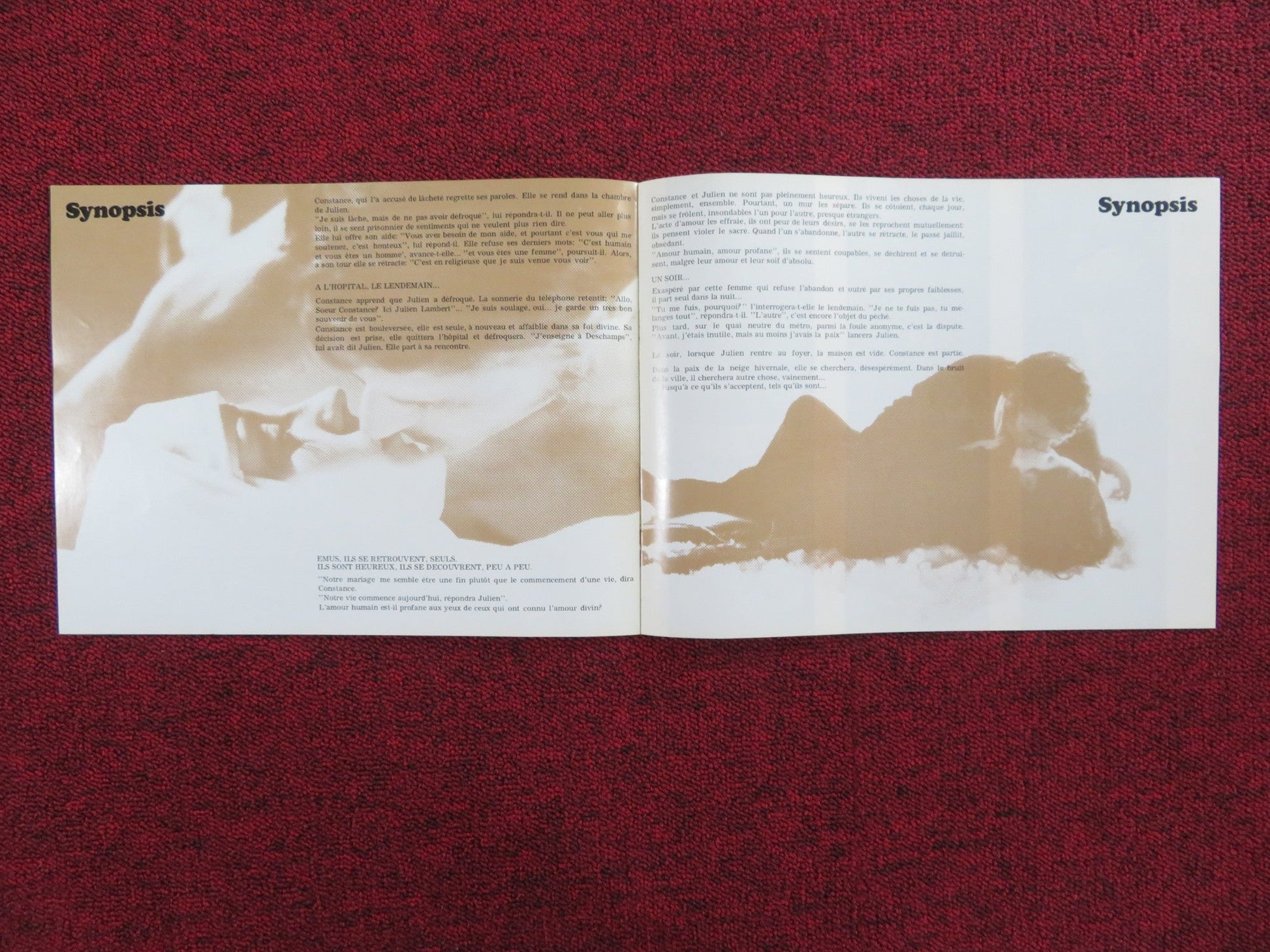 VIRGIN LOVERS UNCUT PRESS BOOK MOUISE MARLEAU JACQUES RIBEROLLES 1970 Rendezvous Cinema Movie posters