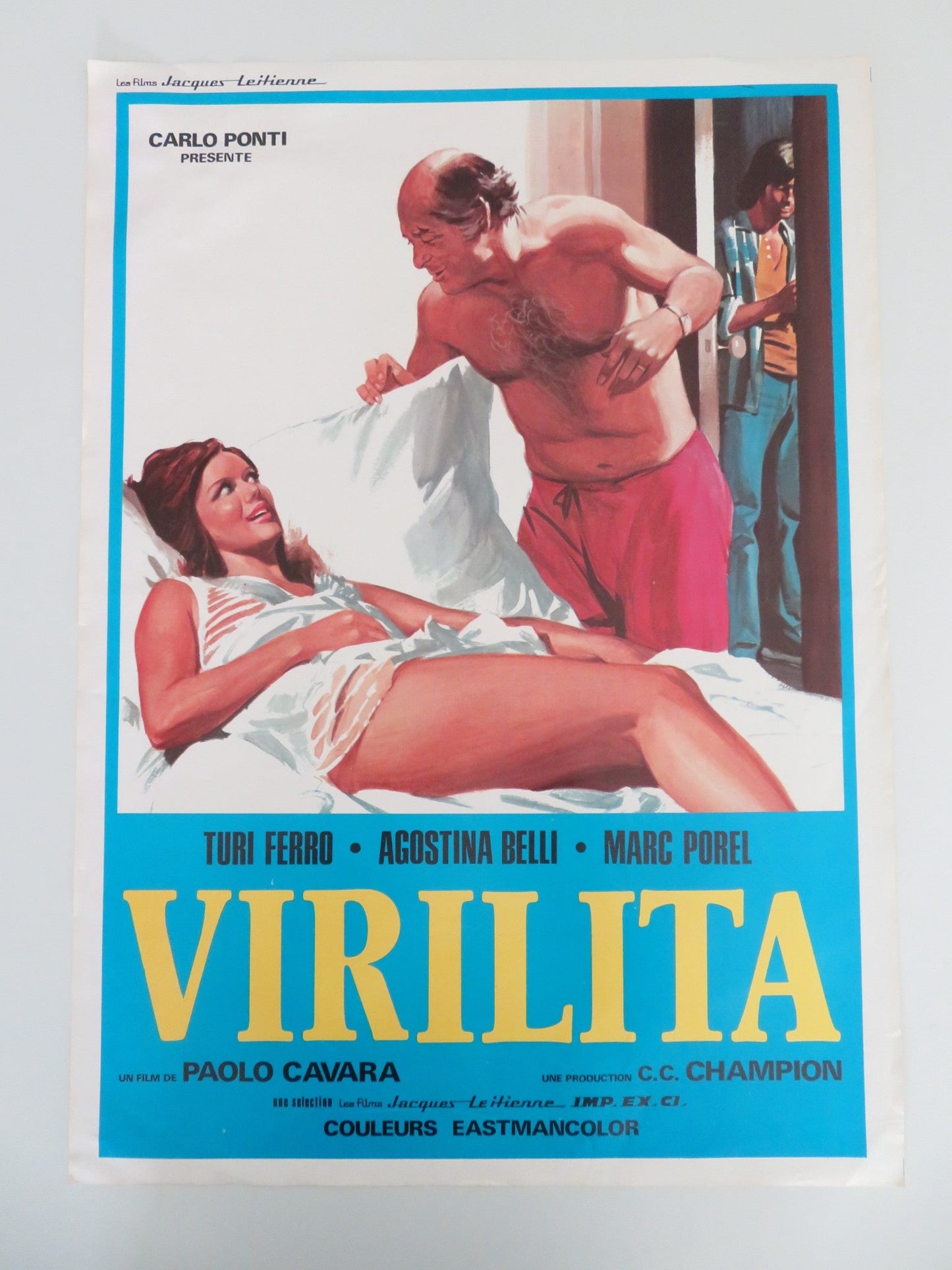 VIRILITY ITALIAN FOTOBUSTA POSTER TURI FERRO AGOSTINA BELLI 1974 Movie posters