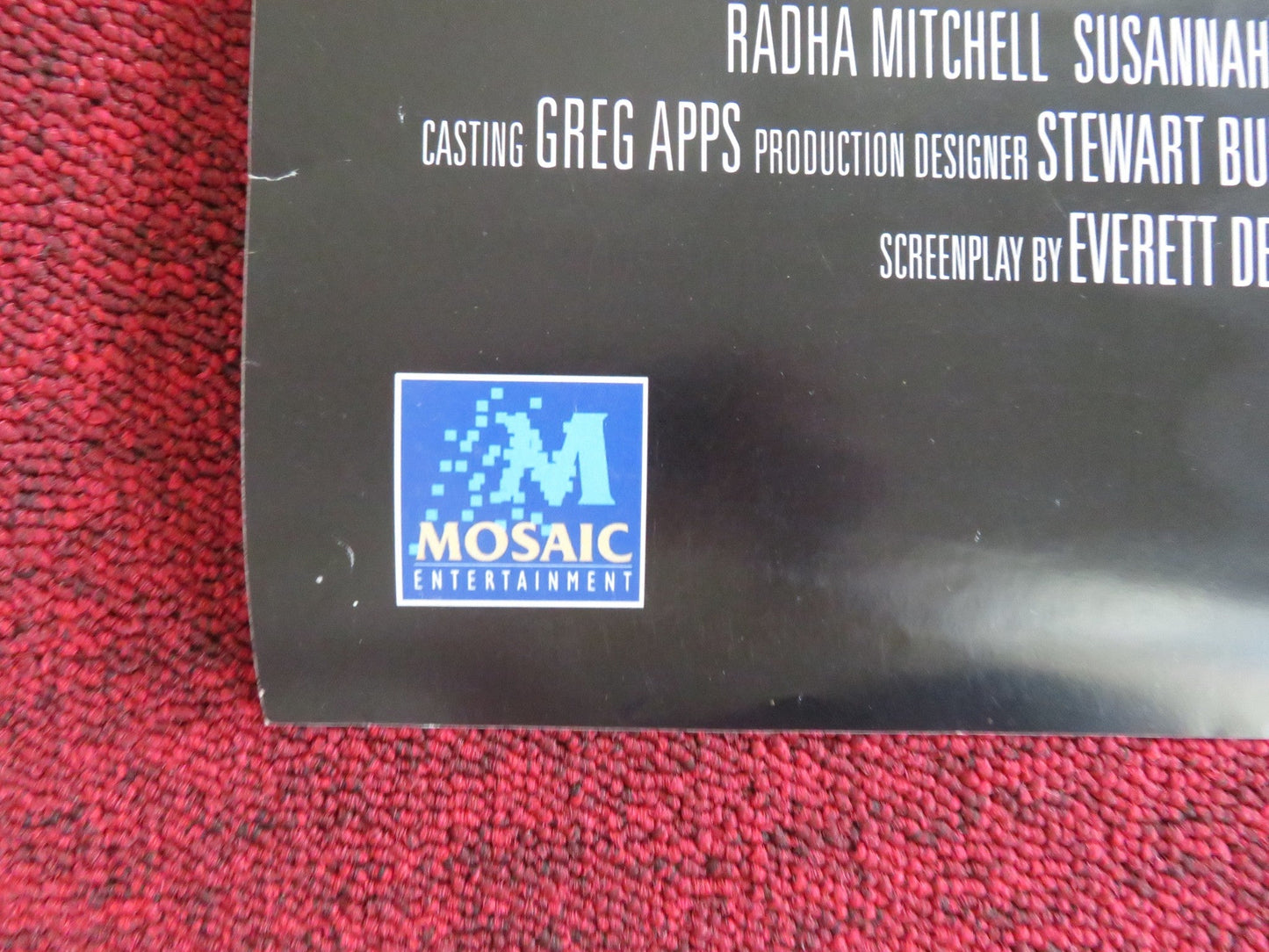 VISITORS VHS VIDEO POSTER RADHA MITCHELL SUSANNAH YORK 2003 Rendezvous Cinema Movie posters