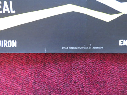 VOTRE DÉVOUÉ BLAKE DANISH POSTER ROLLED EDDIE CONSTANTINE DANIELLE GODET 1955 Rendezvous Cinema Movie posters