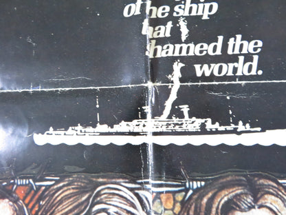 VOYAGE OF THE DAMNED - B FOLDED US ONE SHEET POSTER FAYE DUNAWAY O. WELLES 1976 Rendezvous Cinema Movie posters